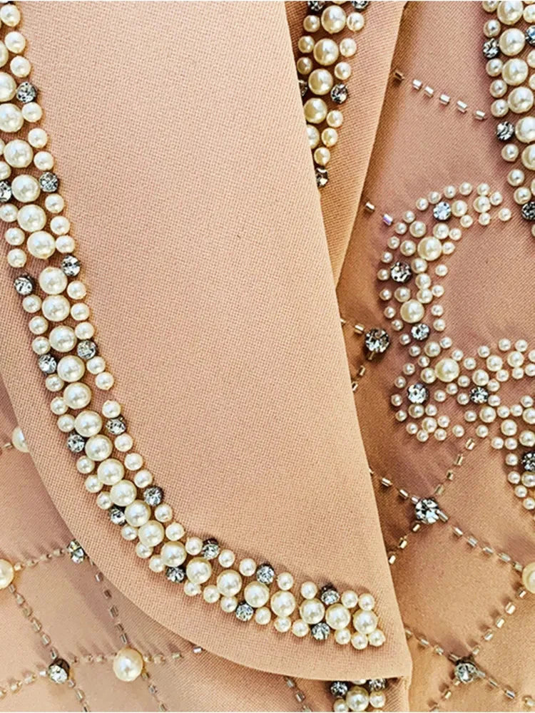 Luxurious Pearl Blazer/Dress