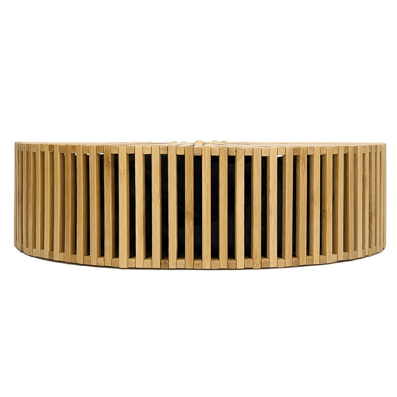 Luxury Bamboo Clutch Handbag