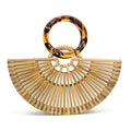 Luxury Bamboo Clutch Handbag