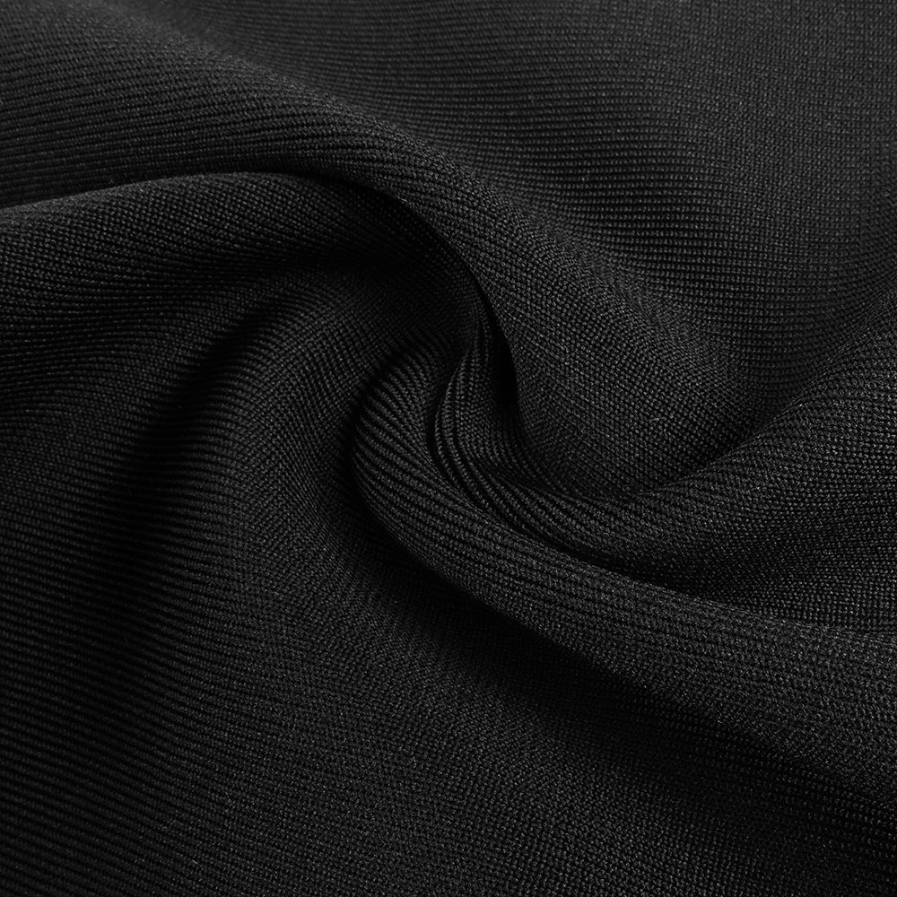 Luxury Feather Bandage Midi Dress