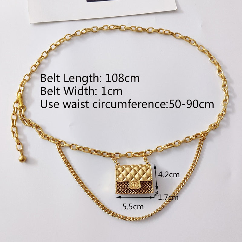 Luxury Mini Chain Belt Bag