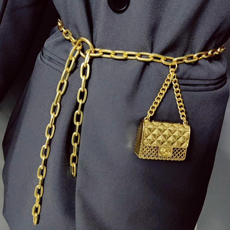 Luxury Mini Chain Belt Bag