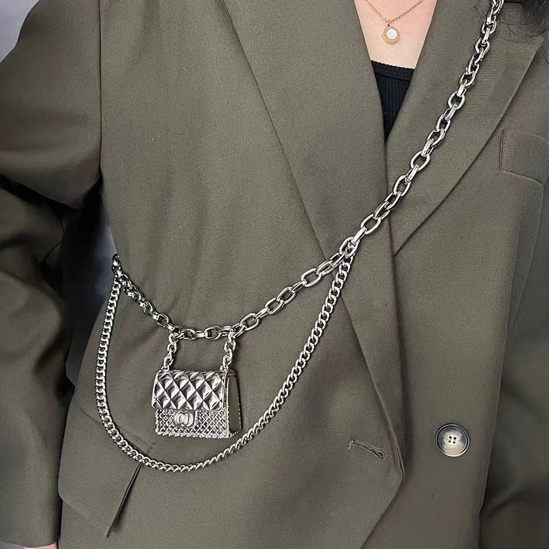 Luxury Mini Chain Belt Bag