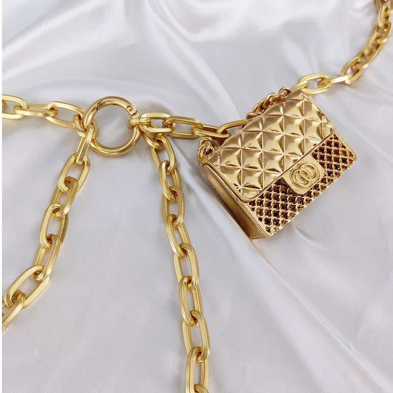 Luxury Mini Chain Belt Bag