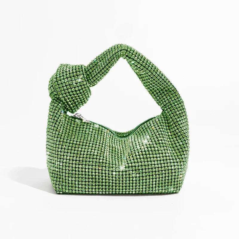 Luxury Rhinestones Knot Handbag