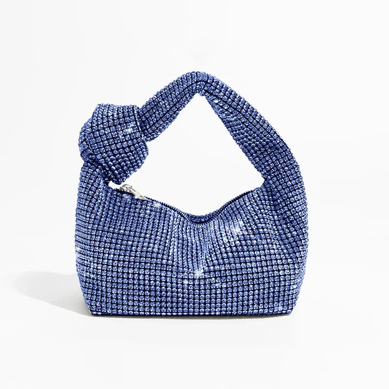 Luxury Rhinestones Knot Handbag