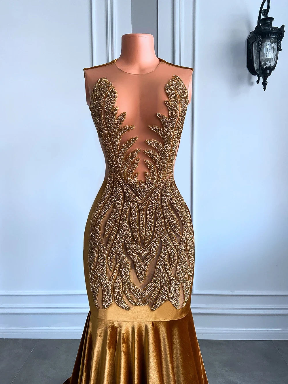 Luxury Velvet Mermaid Dress