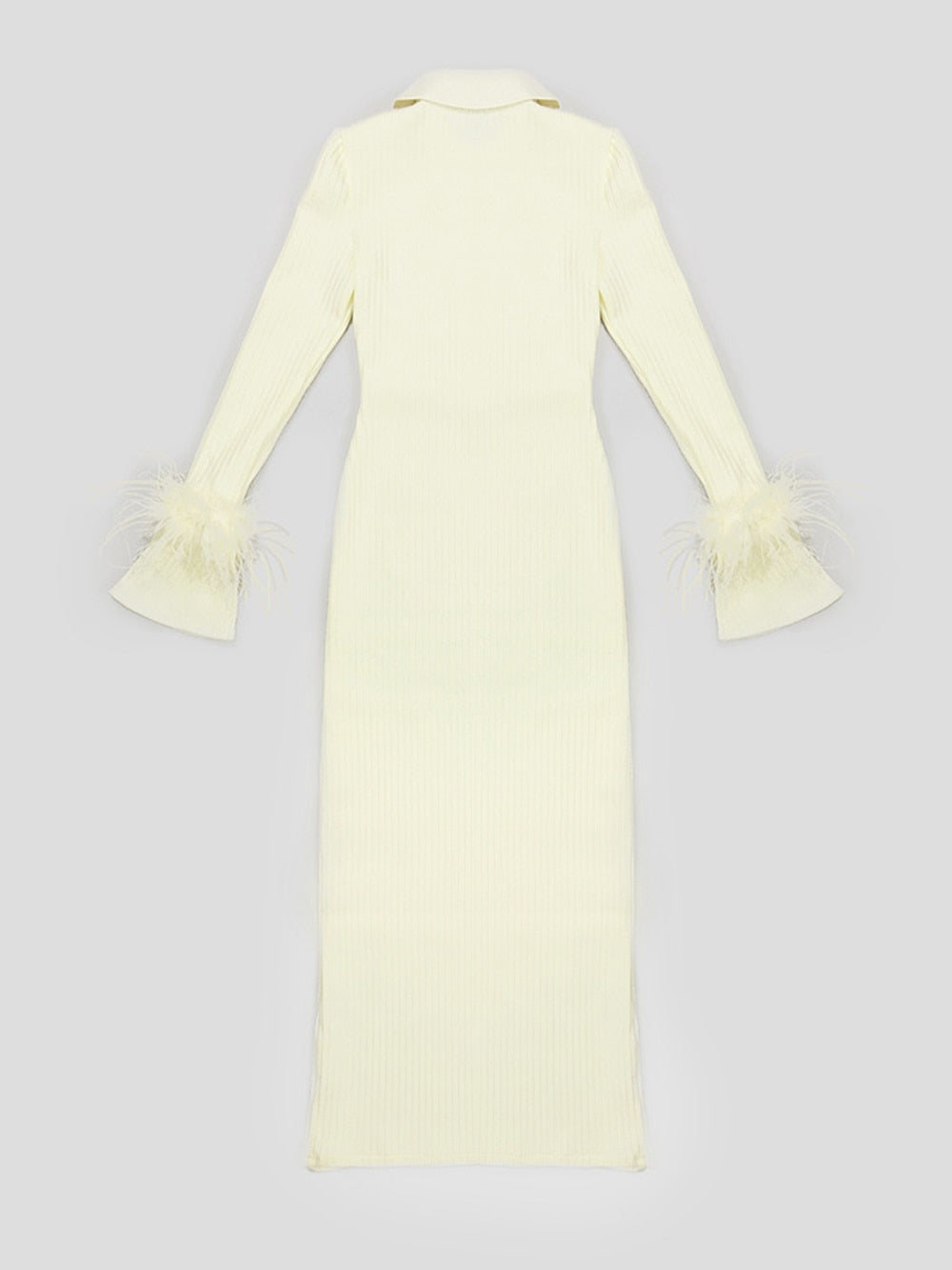 Maddy Feather Bandage Maxi Dress