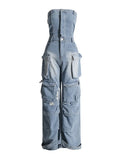 Malika Cargo Jumpsuit