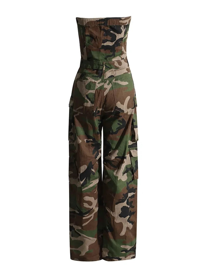 Malika Cargo Jumpsuit