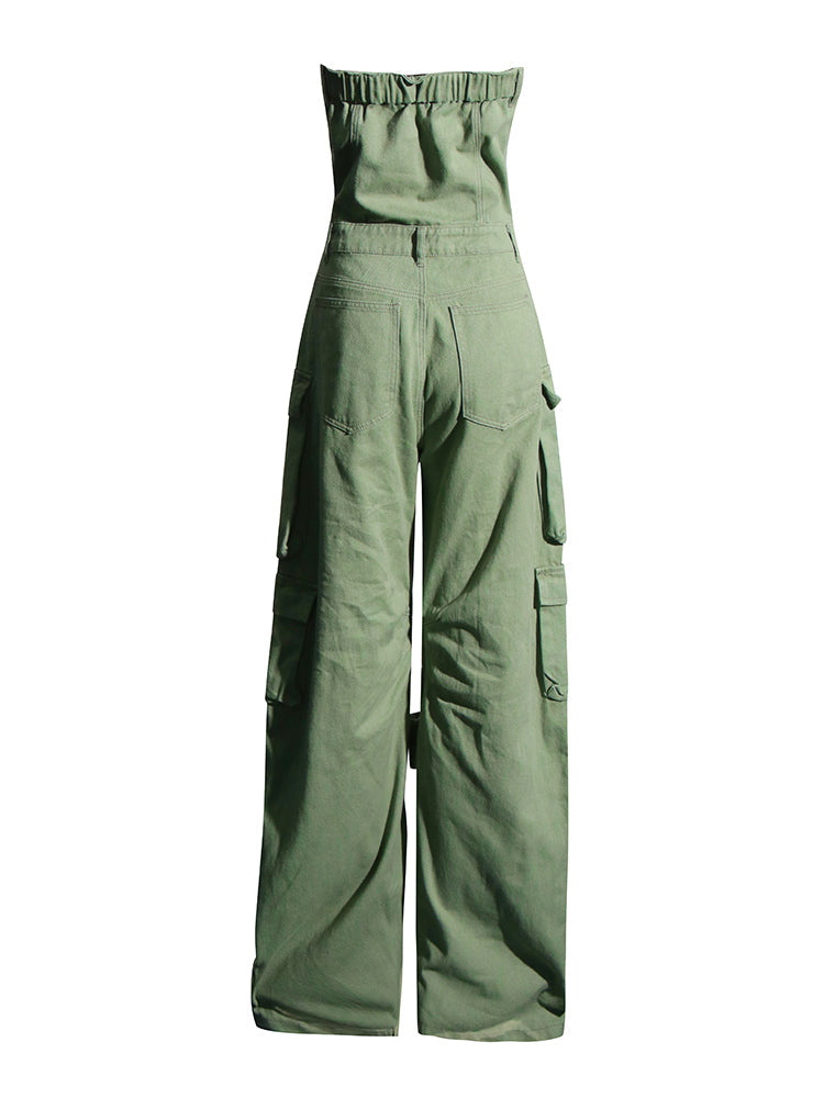 Malika Cargo Jumpsuit