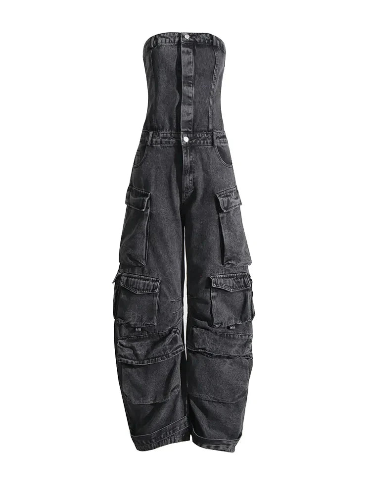 Malika Cargo Jumpsuit