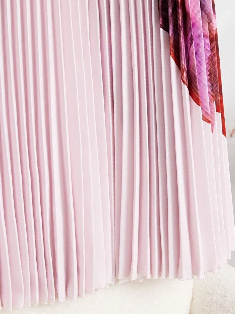 Marinda Pleated Skirt Set