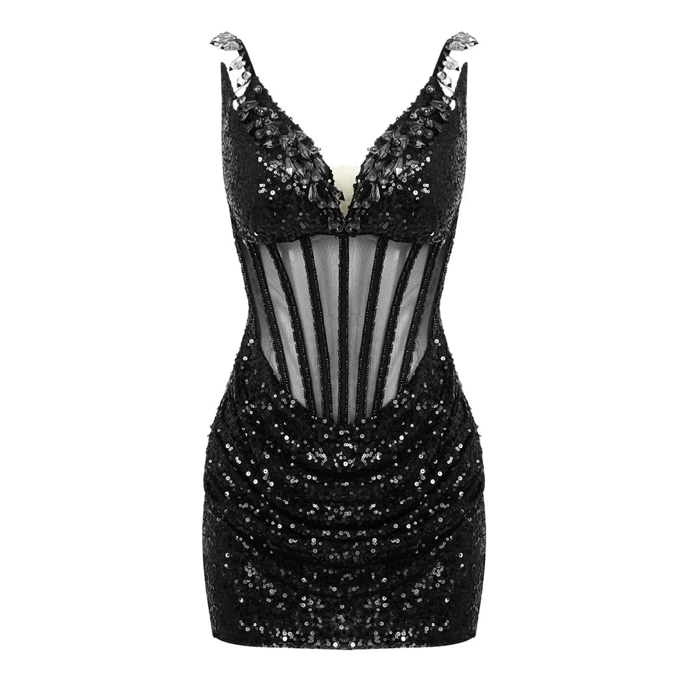 Marla Luxury Sequins Dress