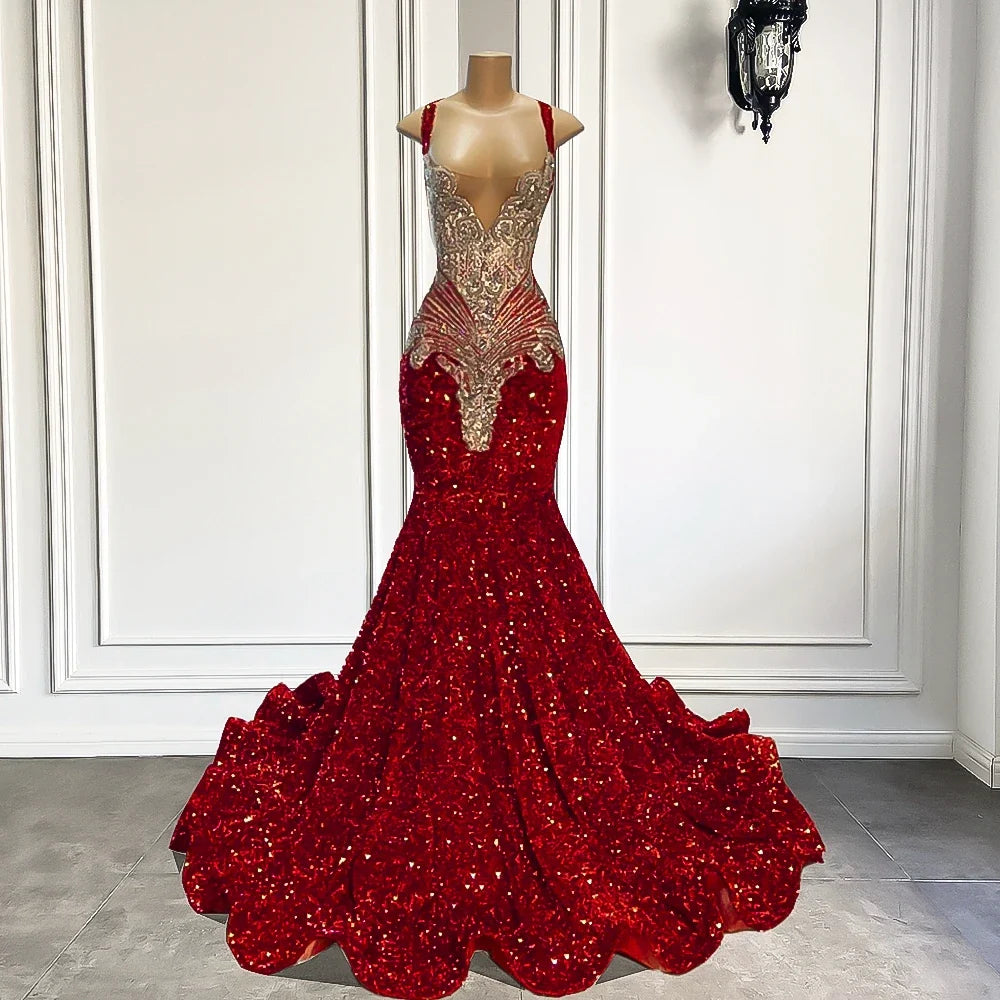 Melinda Sequin Mermaid Dress