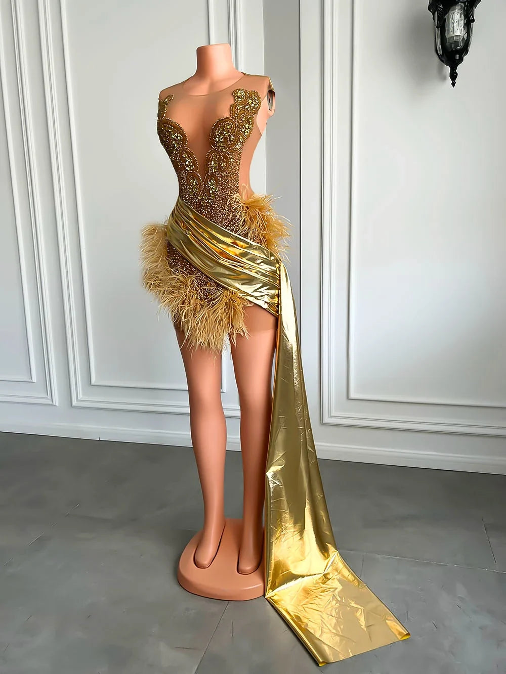 Miranda Feather Dress