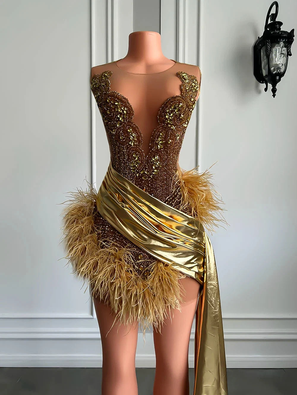 Miranda Feather Dress