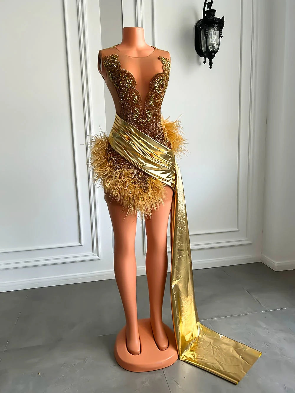 Miranda Feather Dress