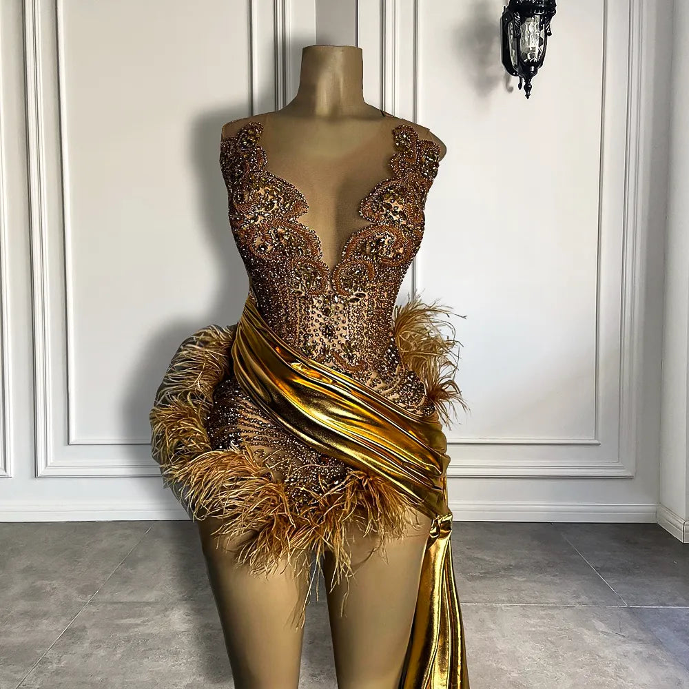 Miranda Feather Dress