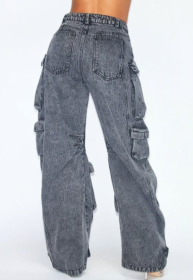 Multi-pocket Cargo Jeans