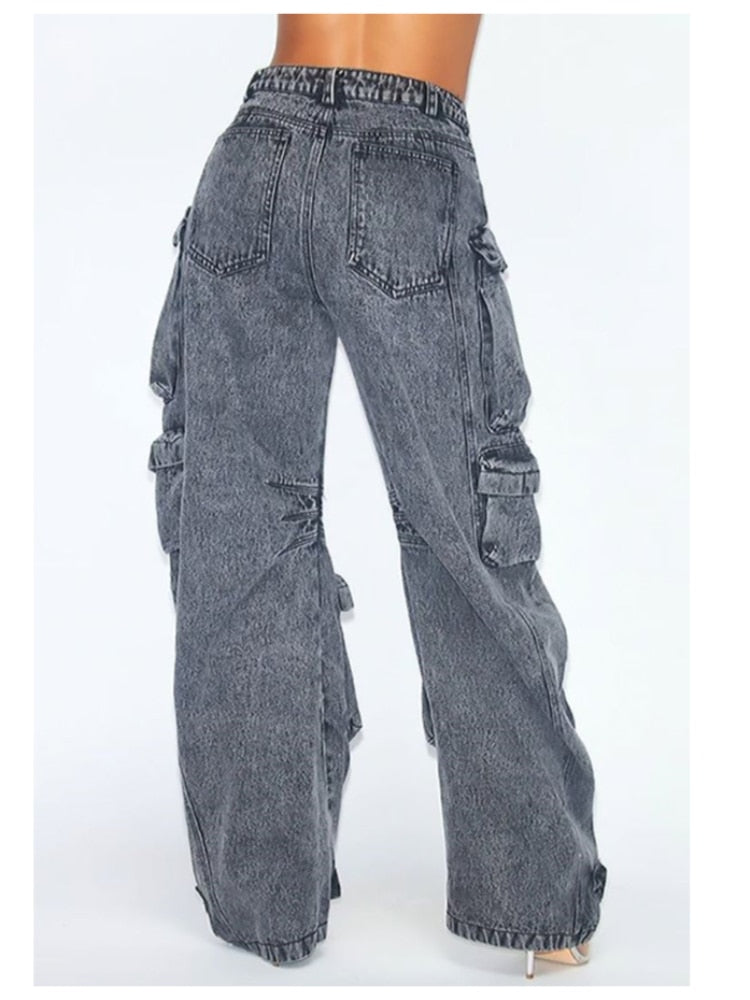 Multi-pocket Cargo Jeans