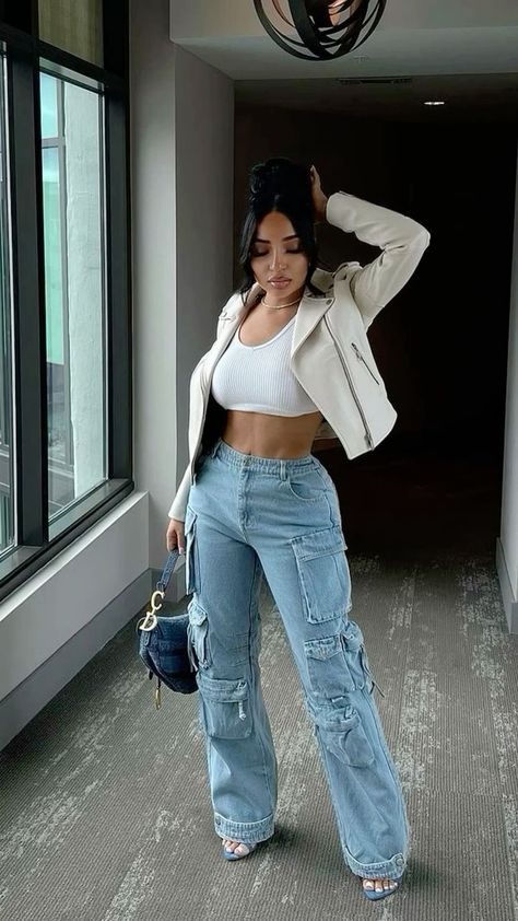 Multi-pocket Cargo Jeans