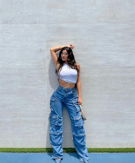 Multi-pocket Cargo Jeans