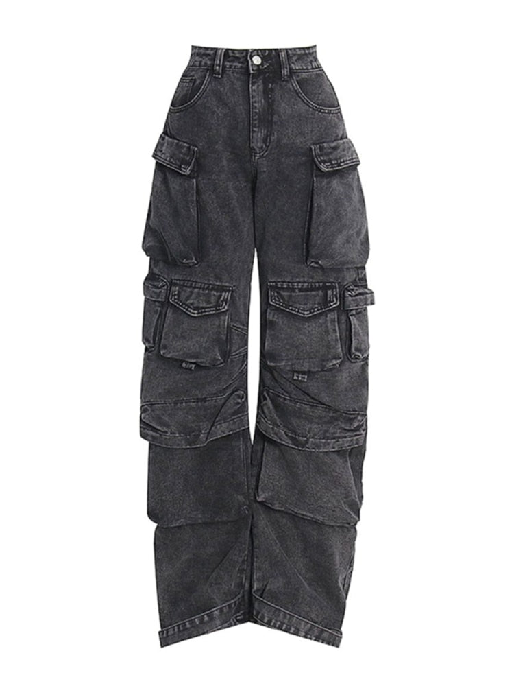 Multi-pocket Cargo Jeans