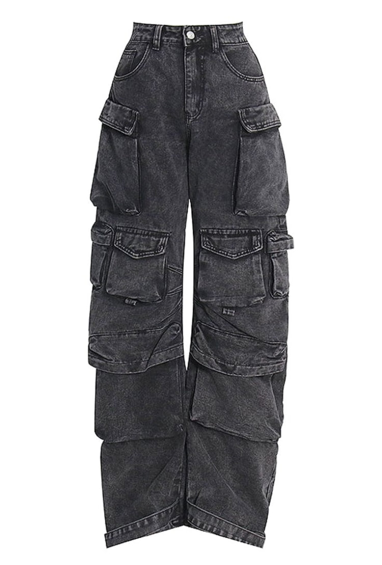 Multi-pocket Cargo Jeans