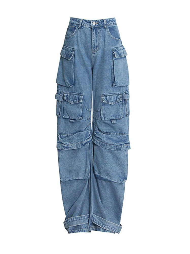 Multi-pocket Cargo Jeans