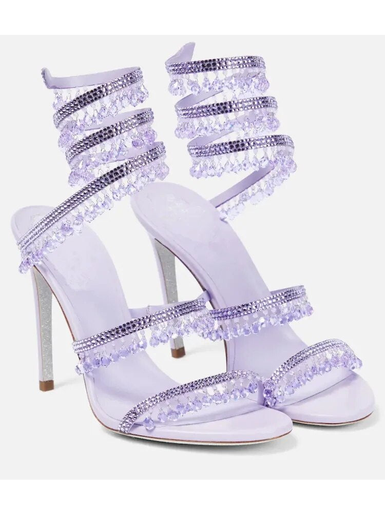 Nisha Rhinestone High Heels