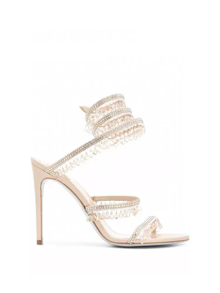 Nisha Rhinestone High Heels