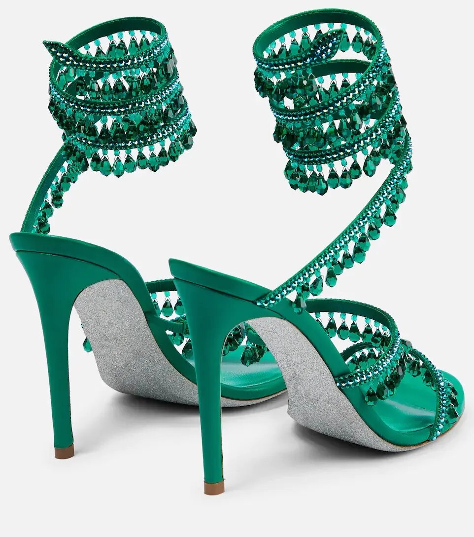 Nisha Rhinestone High Heels