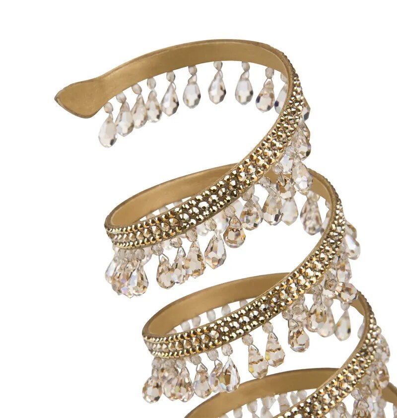Nisha Rhinestone High Heels