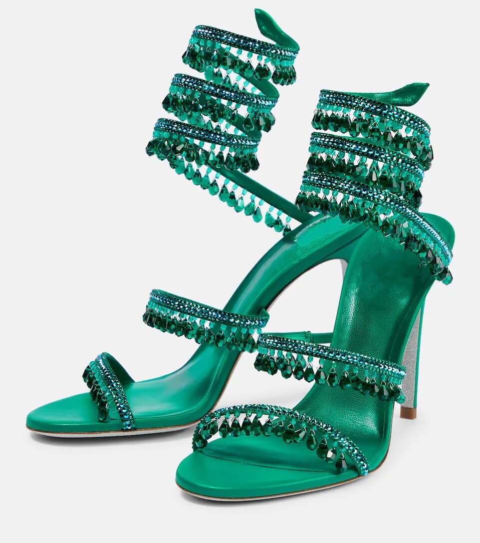 Nisha Rhinestone High Heels