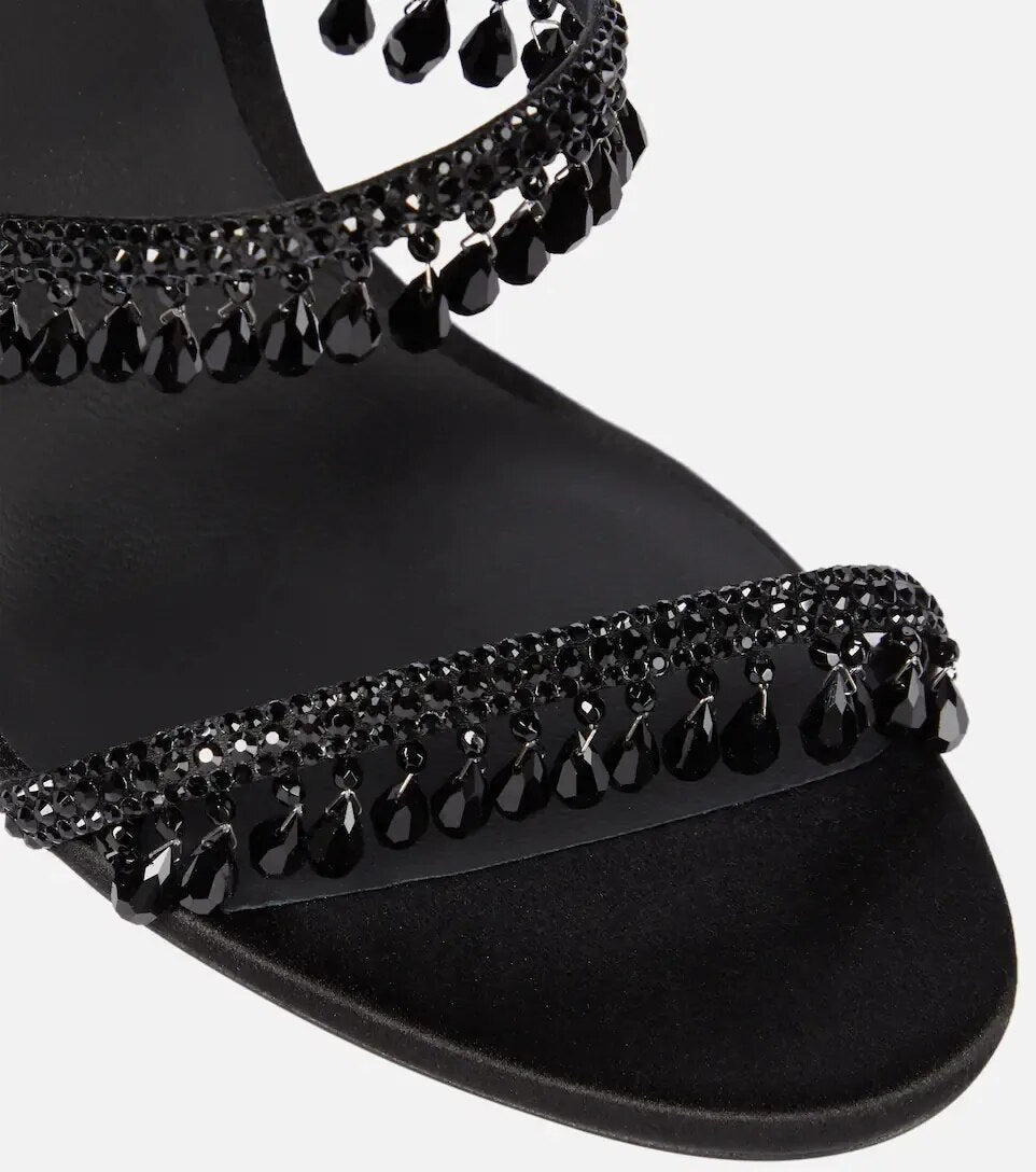 Nisha Rhinestone High Heels
