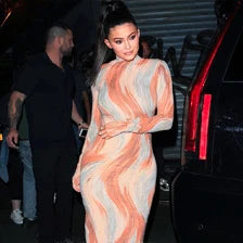 Optical Illusion Maxi Dress