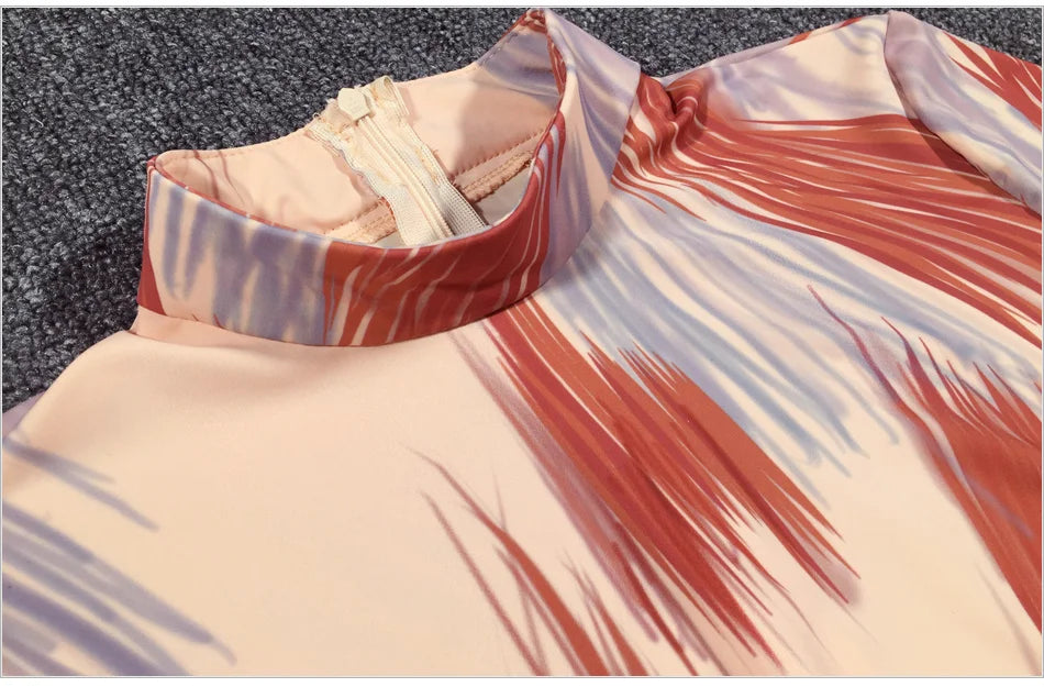 Optical Illusion Maxi Dress