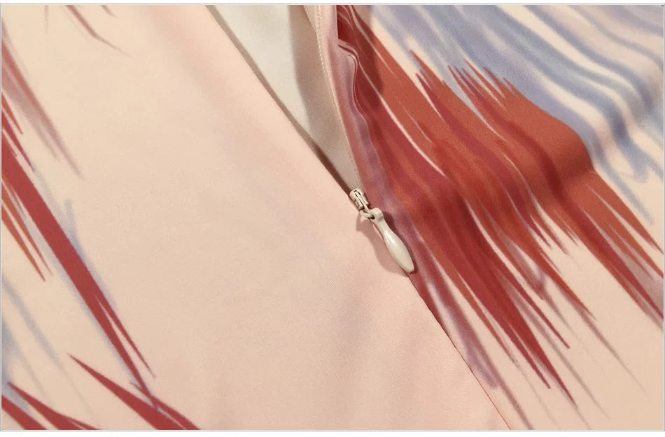 Optical Illusion Maxi Dress
