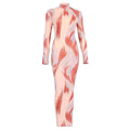 Optical Illusion Maxi Dress