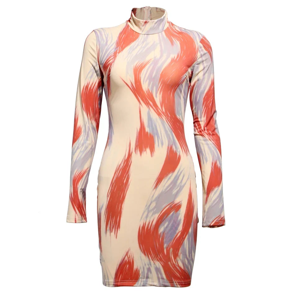Optical Illusion Maxi Dress