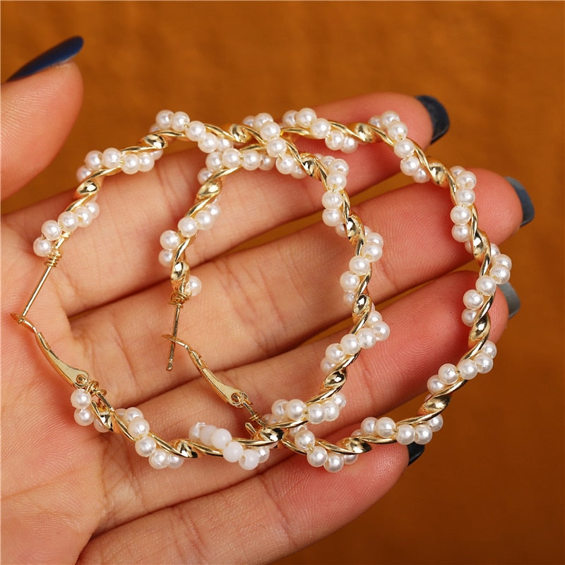 Pearl Earrings Set