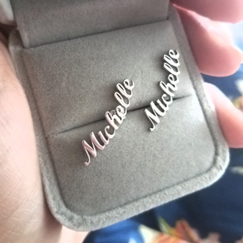Personalized Custom Name Earrings