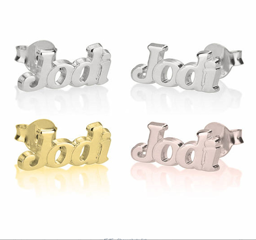 Personalized Custom Name Earrings