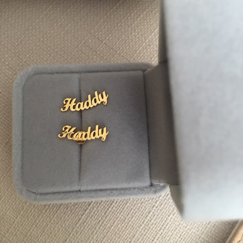 Personalized Custom Name Earrings
