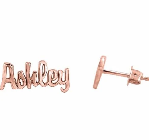 Personalized Custom Name Earrings