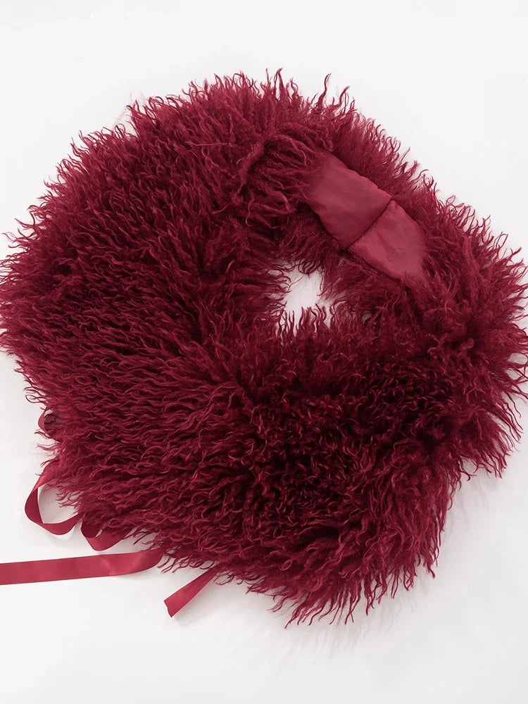 Aubree Fur Pants Set