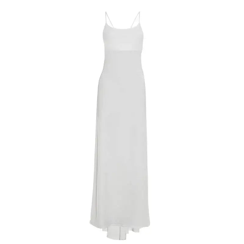 Liza Backless Draped Maxi Dress
