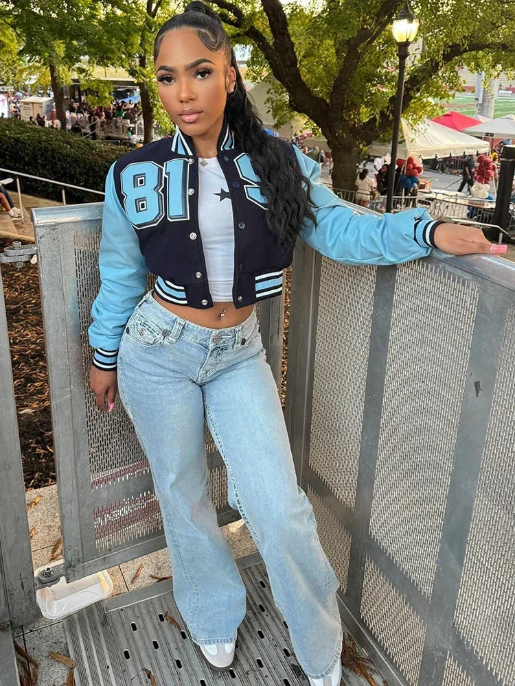 Autumn Leather Crop Jacket