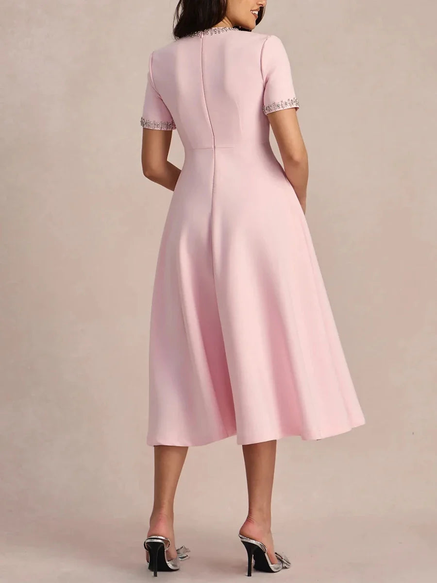 Mailka Elegant Midi Dress